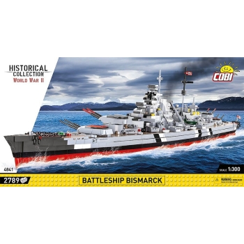 Battleship Bismarck (4841), skala 1:300