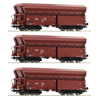Zestaw trzech wagonów samowyładowczych PKP Cargo (77037) - ep.VI