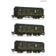 Zestaw trzech wagonów osobowych, PKP (74020) - ep.III-IV