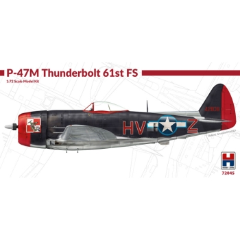 P-47M Thunderbolt, Capt. Witold Łanowski / Maj. Bolesław Gładych,61 FS (72045)
