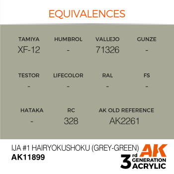 IJA #1 HAIRYOKUSHOKU GREY-GREEN (11899) - 17ml
