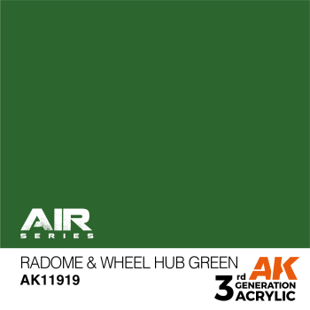 RADOME & WHEEL HUB GREEN (11919) - 17ml