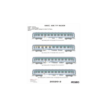 Zestaw 4 wagonów osobowych PKP Intercity – TLK „Mazury” (200210-2)