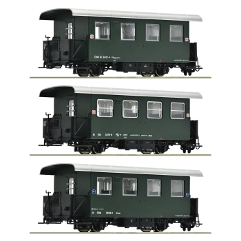 H0e - Zestaw trzech wagonów osobowych ÖBB (6240001)