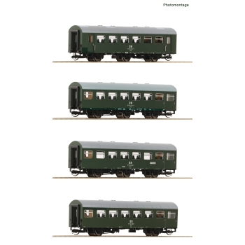 Zestaw czterech wagonów Rekowagen, DR (6280002) - ep.IV