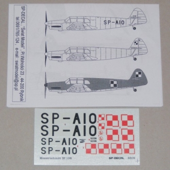 Bf-108 (4809) SP-DECAL